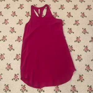 Rory Beca Pink Silk Racerback Dress